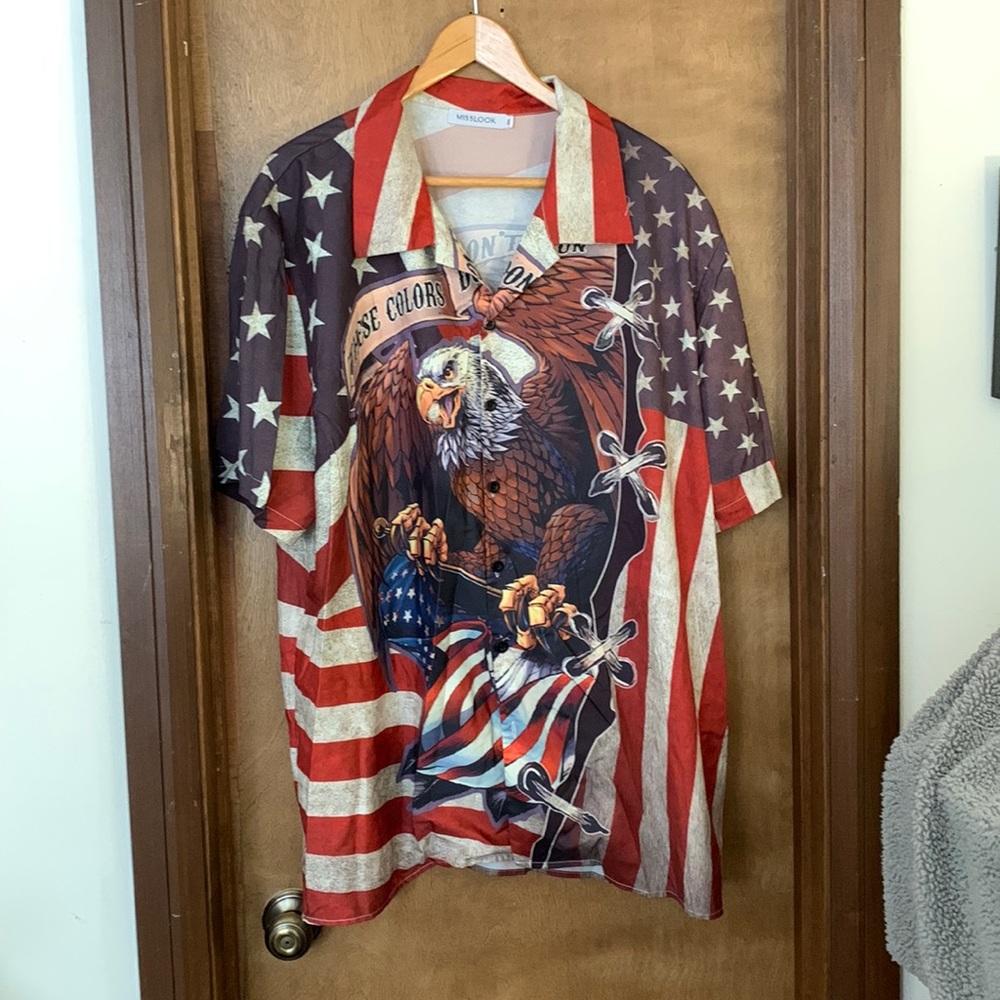 Misslook American Themed Shirt